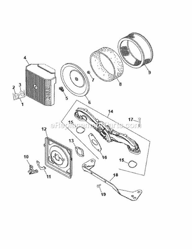 Cv23s-75592 Air Intake And Filtration Diagram and Parts List for M50-KHS 53BB5BBP750 Cub Cadet Sprayer